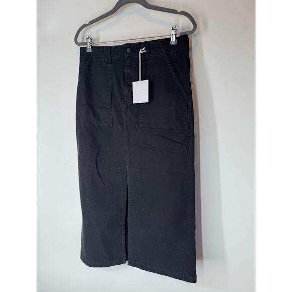Pistola Pamela High Rise Utility Skirt in Black 29 NWT - Picture 2 of 7